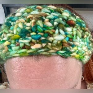 Hand Knit Chunky Headband Ear Warmer | OOAK Wool Blend | Cozy Canadian Winter